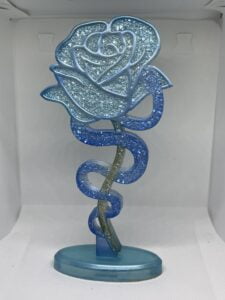 Rose bleue